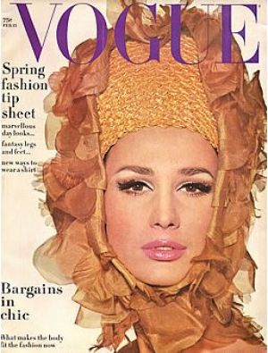 Vintage Vogue magazine covers - wah4mi0ae4yauslife.com - Vintage Vogue February 1965 - Brigitte Bauer.jpg